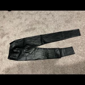 Aritiza vegan leather leggings